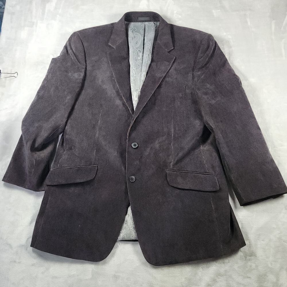 Assets Andrew Fezza Corduroy Men's‎ Sports Jacket Coat Blazer Size 44R Brown